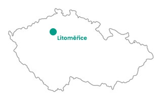 Geotermln zdroj Litomice - mapa