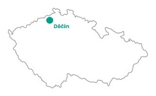 Geotermln zdroj Dn - mapa